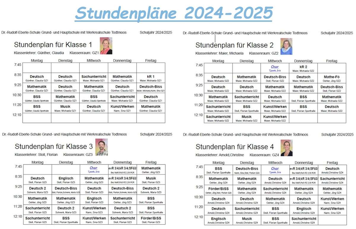 Mit Klick auf das Bild direkt zu den Stundenplänen!